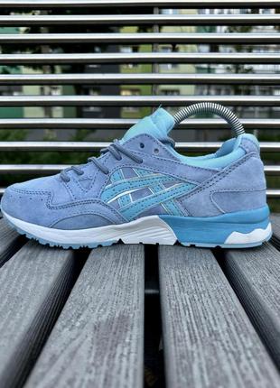 Жіночі кросівки asics gel lyte v (голубі)7 фото