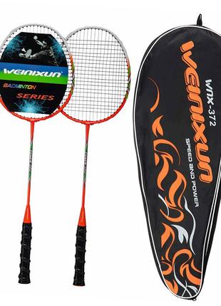 Набір для бадмінтону в чохлі weinixun speed ​​and power wnx-372 помаранчевий (60508886), fdso