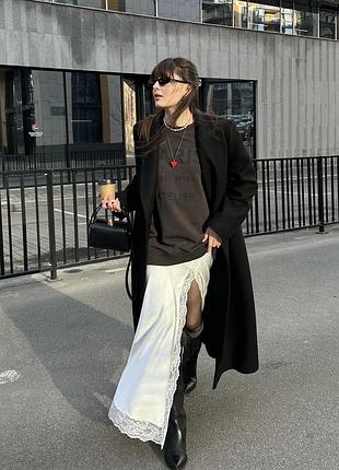 Стильный оверсайз свитшот на флисе h&m