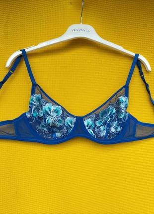 🍦🍦🍦 неймовірно шикарний стильний прозорий бюстгальтер із вишивкою