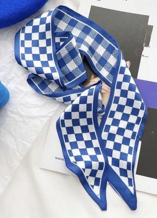 Сатинова стрічка твіллі на сумку для волосся на шию шарфик платок косинка хустка аксессуар