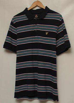 Lyle & scott рр l-xl поло из хлопка пике свежие коллекции