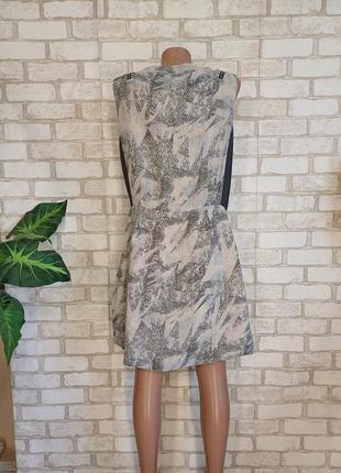 Фирменное vero moda легкое летнее платье миди в сером цвете, размер м-л2 фото