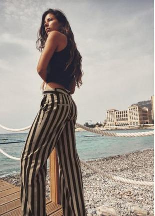 Штани zara льон