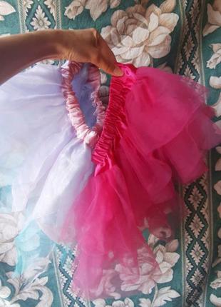 Дитяча сукня пачка фатин  спідниця  рожева купальник танці костюм квітка метелик весна поні маскарадний карнавальний новорічний.5 фото