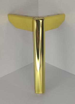 Ніжка (опора) меблева 110х110х150, gold