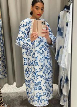 H&m вільна сукня  з повітряної бавовни, нова колекція.5 фото