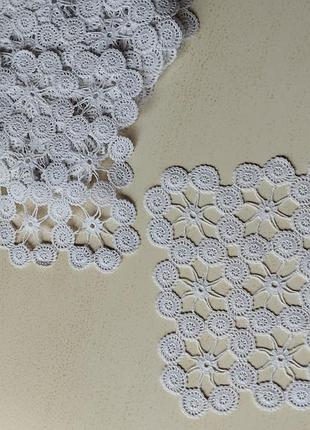 Винтаж🤩👌🤍старинные восхитительные кружевные салфетки ручной работы, 23х23😍👍🤍