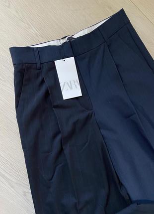 Стильные базовые брюки палаццо новые zara