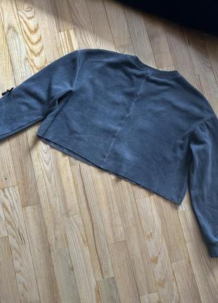 Кастомна кофта від rikky hype, світшот, вкорочена толстовка, кофта зі стрічками