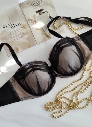 Chantelle 80d 36d бюстгальтер без бритель балконет