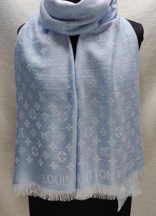 Женский монограммный шарф палантин, в стиле louis vuitton.