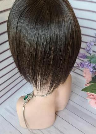 Накладка топер макушка челка 100% натуральный волос с имитацией кожи головы.славянский волос.