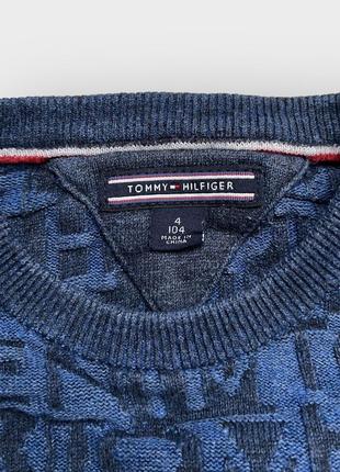 Оригинальный свитер, джемпер tommy hilfiger на мальчика6 фото