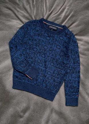Оригинальный свитер, джемпер tommy hilfiger на мальчика1 фото