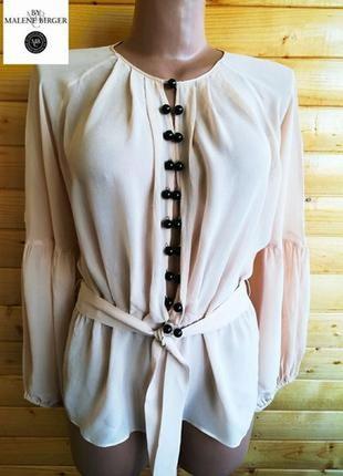 Вишукана легка блузка з декором успішного датського бренду by malene birger