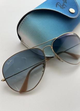 Солнцезащитные очки ray ban 62014 light blue оригинал10 фото