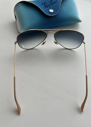 Солнцезащитные очки ray ban 62014 light blue оригинал9 фото