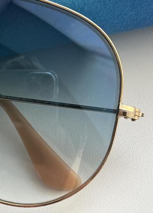 Солнцезащитные очки ray ban 62014 light blue оригинал8 фото
