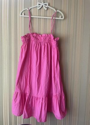 Сарафан платье фуксия розовое primark6 фото