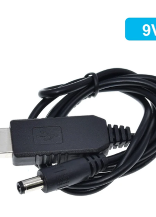 Tzt usb кабель для роутера від повербанка з перетворювачем на 9v.
