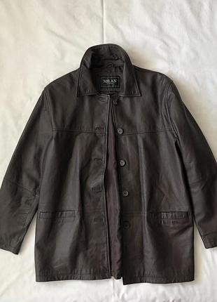 Натуральна шкіра жакет