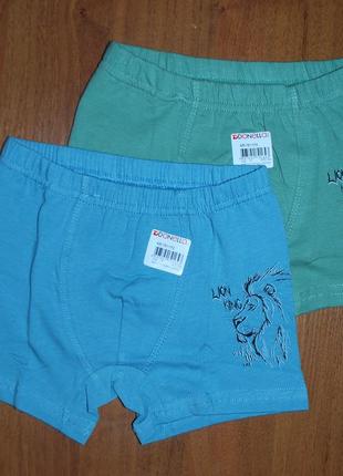 2 шт трусики шортики боксерки 4-5 рост 110-116 донела donella лев