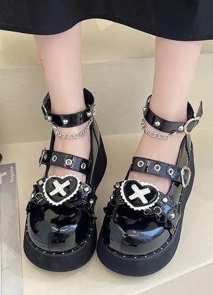 Туфлі балетки лолі y2k dollskill4 фото