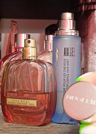 Оригиналы nina ricci lextase de rose 🌹👠+angel mugler 🔥