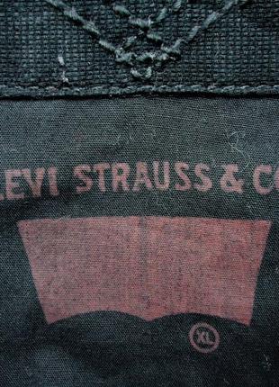 Рубашка  levis  levi strauss левис левайс черная оригинал (xl)5 фото