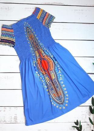 1+1=3 фирменное нарядное синее короткое платье joe browns, размер 46 - 484 фото