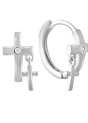 Серебряные серьги silverthin с фианитами (2136491)