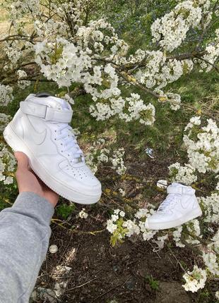 Кроссовки nike red air force 1 mid <unk> кроссовки найк аир форс оригинал