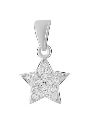Срібна підвіска silverthin з фіанітами (2073406)
