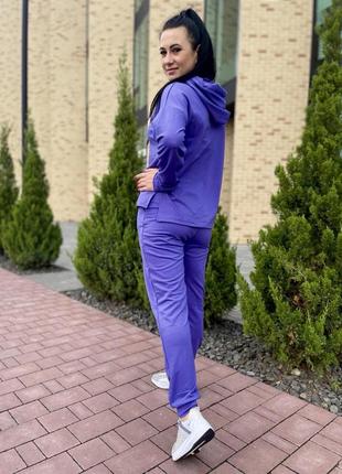 Женский спортивный  костюм , ткань трикотаж, р. 44-46,48-50,52-54 сиреневый