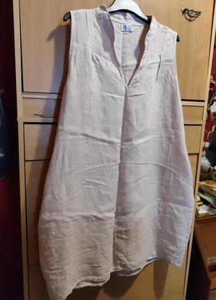 Лёгкое отпадное платьишко из 100% льна