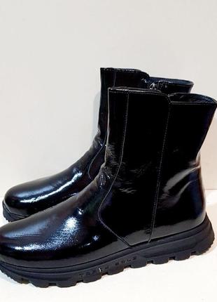 Черевики 42-43 р шкірчні ботильйони