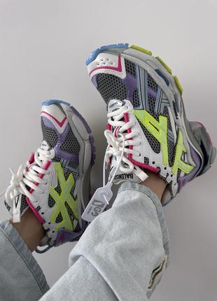 Balenciaga  runner trainer neon colors premium5 фото