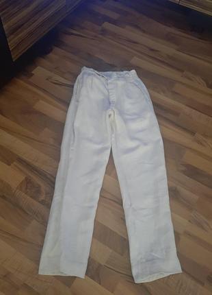 Жіночі льняні брюки