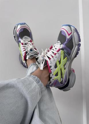 Balenciaga  runner trainer neon colors premium6 фото