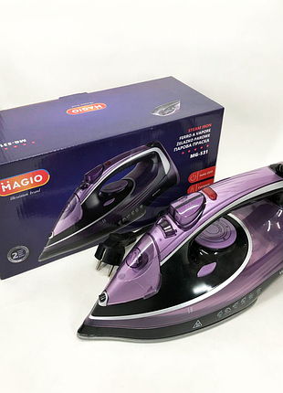 Праска magio mg-531, професійна праска, хороші праски, парова праска відпарювач ws41497