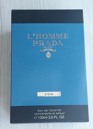 Туалетна вода для чоловіків prada
l'homme l'eau. 100 ml.3 фото