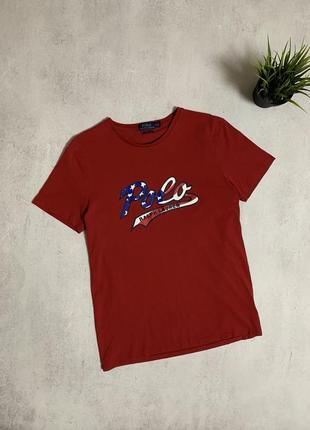 Футболка мужская polo ralph lauren Ausa big logo