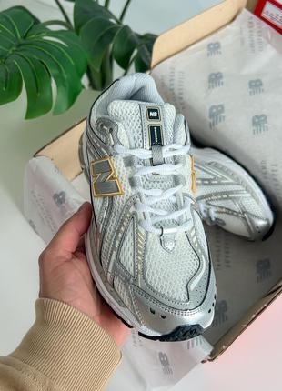 New balance 1906r white rain cloud silver metallic4 фото