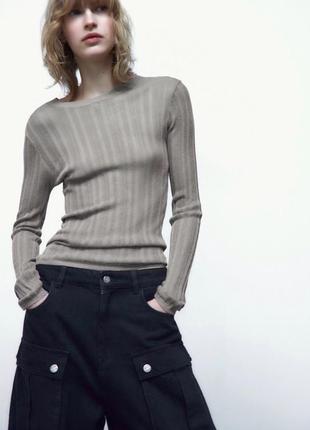 Лонгслив кофта zara