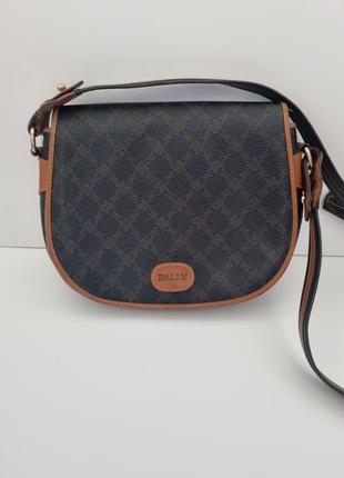 Сумка bally, вінтажна сумка bally, сумка вінтаж, сумка кросбоді, кросбоді bally