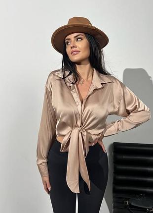 Сорочка жіноча шовк армані / сорочка жіноча шовкова / є обмін / сорочка жіноча колір хакі / мокко / сорочки жіночі на ґудзиках / стильні