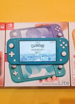 Прошитая nintendo switch lite 32+128 gb kefir новая (чипированая)