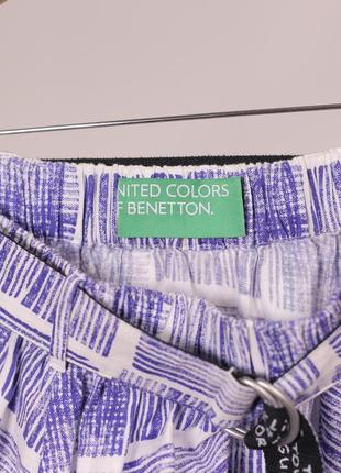 Короткая юбка в интересный принт united colors of benetton3 фото