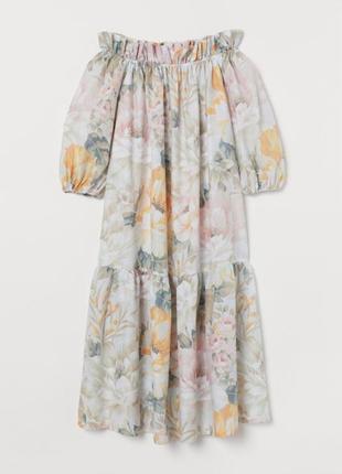 Шикарна котонова сукня вільного крою від h&m4 фото